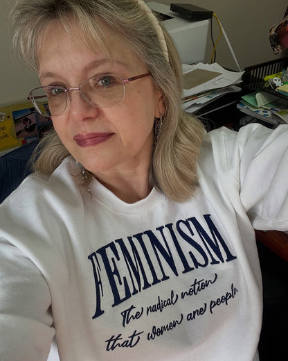 Embroidered Feminism Sweatshirt, Feminist Shirt, Women's March, Equality Sweatshirt