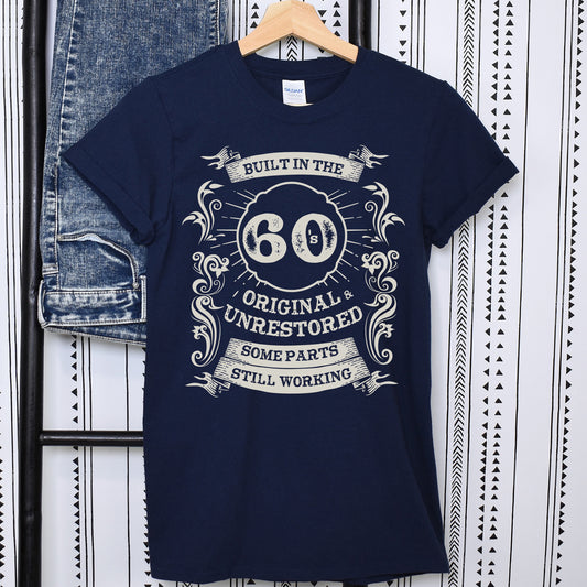 Built in the 60s Shirt, Born in the 60s T-Shirt, Vintage 1960s Short-Sleeve Unisex T-Shirt