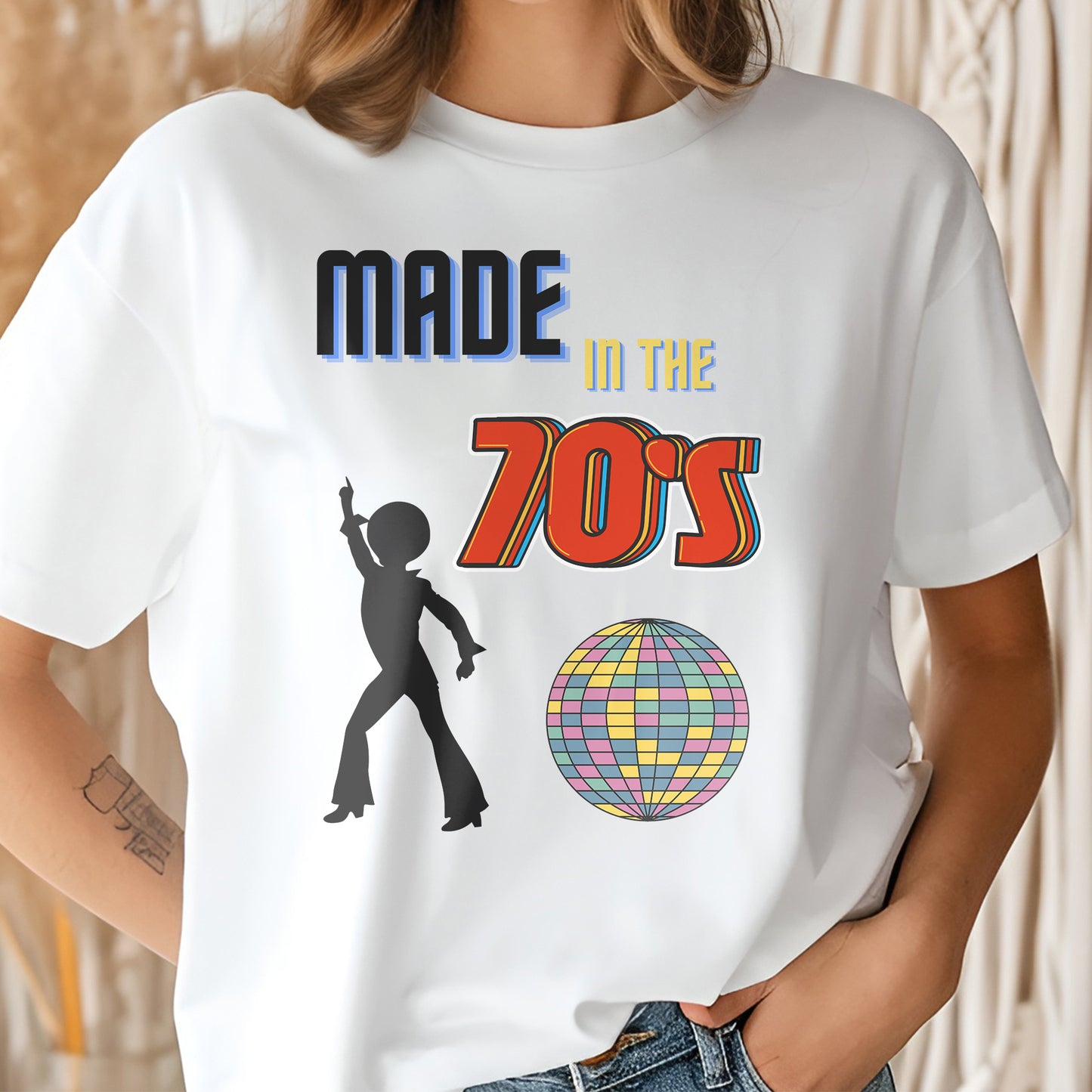 Made in the 70s Shirt, Made in the 1970s, Born in the 70s Shirt, Born in the 1970s, 50th Birthday Gift, Retro 1970 Gift