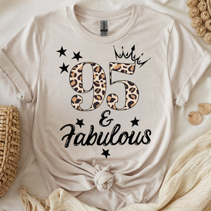 95 and Fabulous Short-Sleeve Unisex T-Shirt