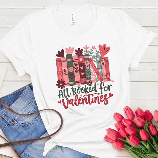 Valentine's Day Bookworm Graphic Tee, Anti-Valentine Gift, Single Awareness Day T-Shirt, Valentine Gift for Readers