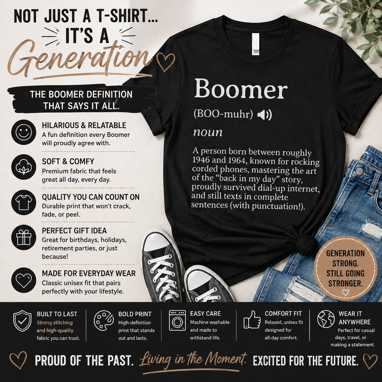 Funny Boomer Definition T-Shirt