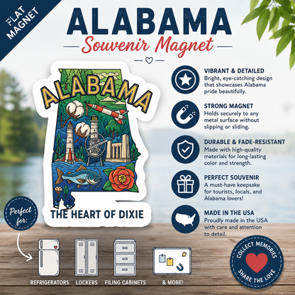 Alabama Souvenir Magnet