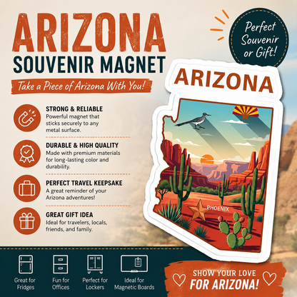 Arizona Souvenir Magnet
