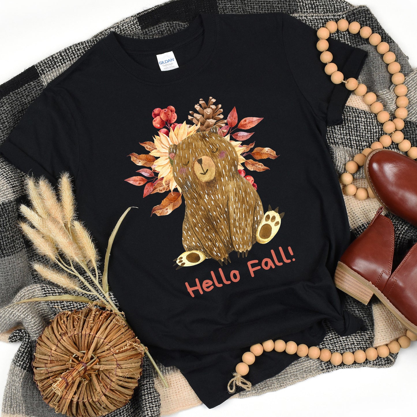 Hello Fall Shirt, Fall Graphic Tee, I Love Fall Shirt, Fall Gift, Fall Leaves Shirt, Cute Fall Shirt, Autumn Shirt, Autumn Leaves