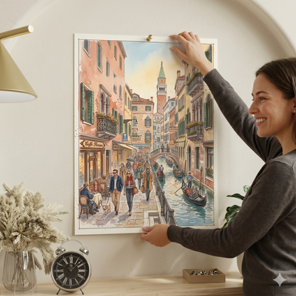 Venice Italy Travel Poster (unframed)