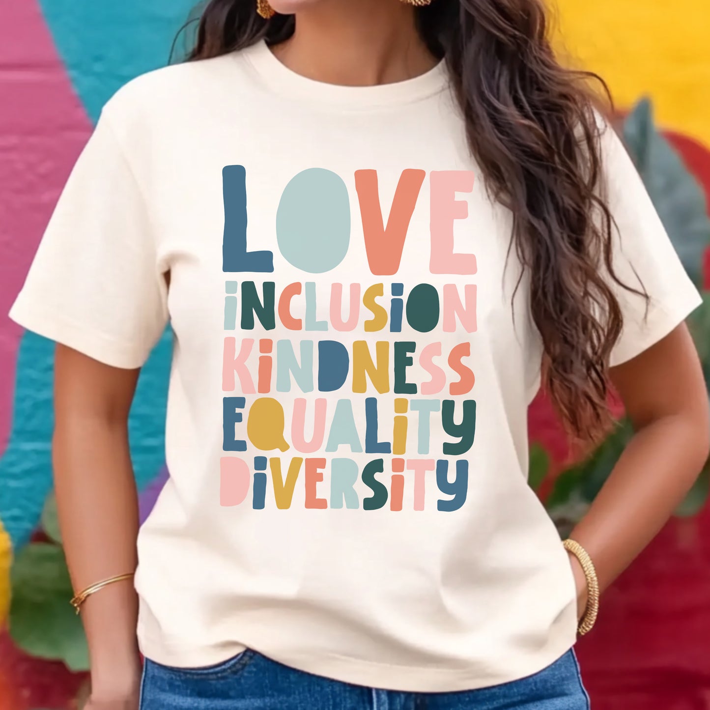 Love Inclusion Kindness Equality Diversity T-Shirt