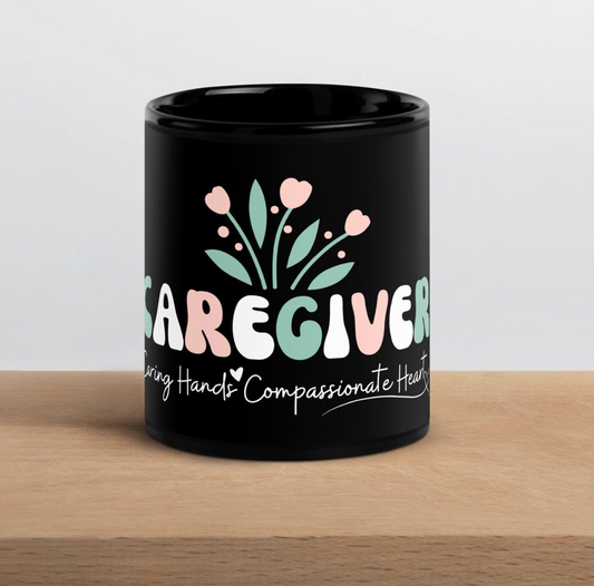 Caregiver Mug | Thank You Gift | Gift For Caregiver | Caring Hands, Compassionate Heart