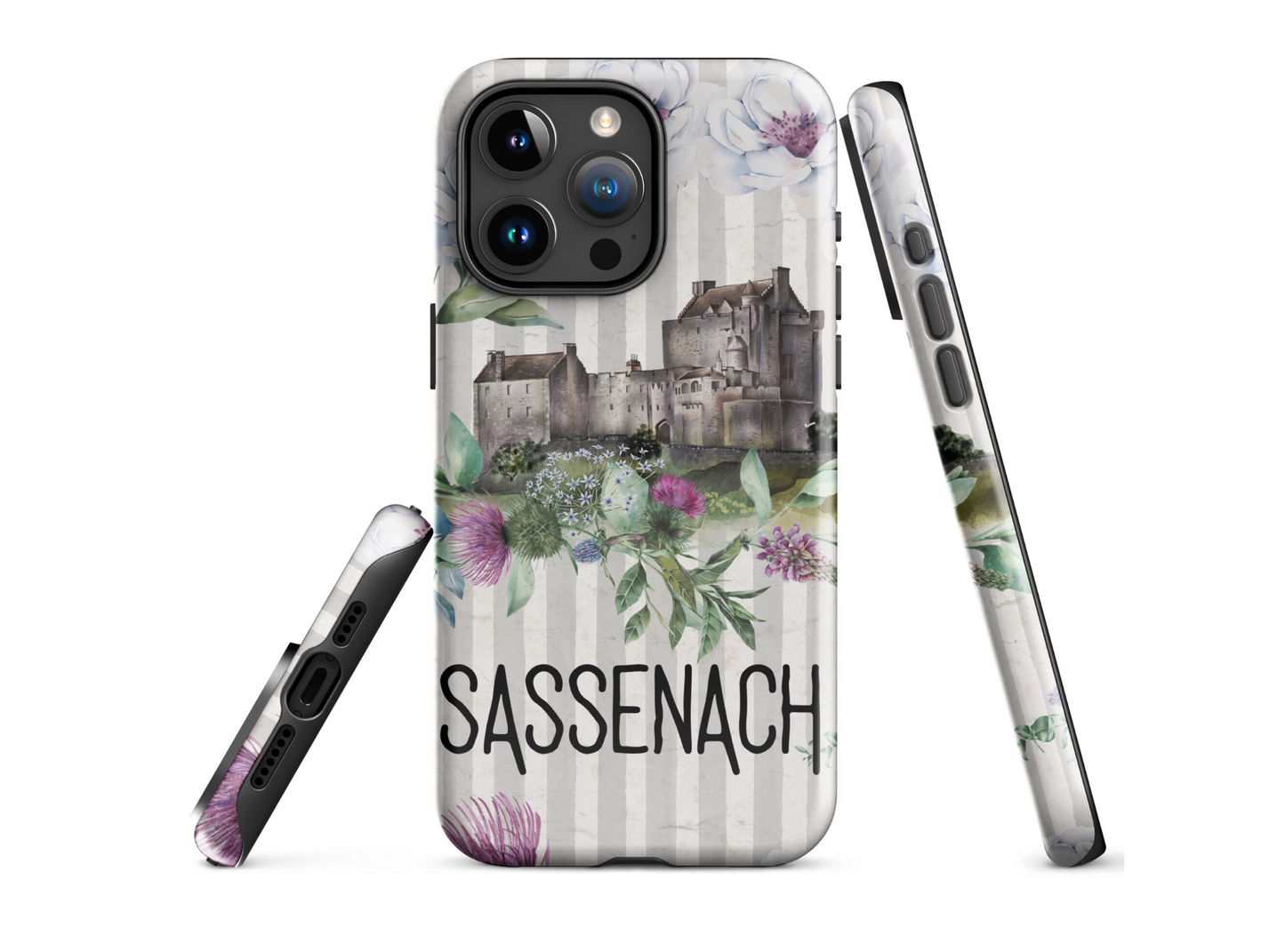 Sassenach Tough Case for iPhone®, Outlander Gift, Sassenach Gift, Scotland iPhone Case, iPhone 11, 12, 13, 14 & 15 Case