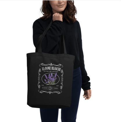 La Dame Blanche Tote Bag, Outlander Gift, Sassenach Outlander, Fraser's Ridge, Outlander Tote Bag