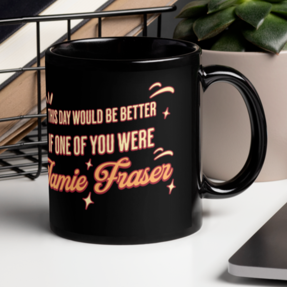 Jamie Fraser Mug, Outlander Fan Gift, Sassenach Gift, Gift for Her, Highlander Mug