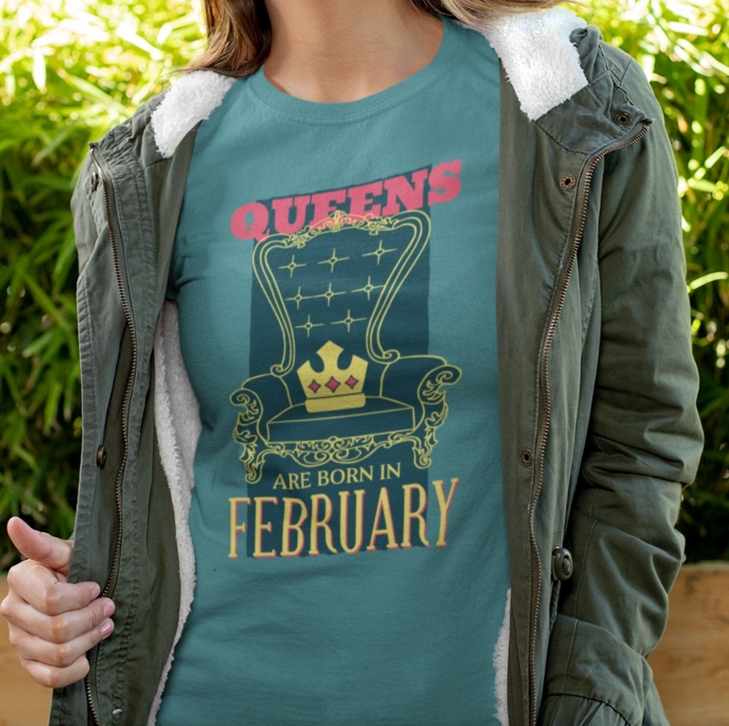 Queens are born in February, February Birthday Tee, February Queen t-shirt, February Gift, Girl Birthday Shirt, Gift for Her