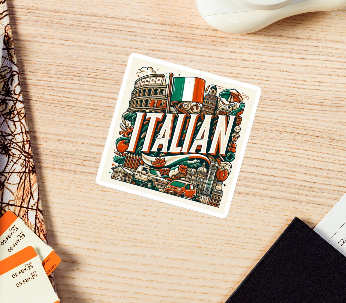 Italian Magnet, Italian Pride Gift, Italy Culture, Italy Souvenir, Italia Gift, Italian Vibes, Italy Lovers