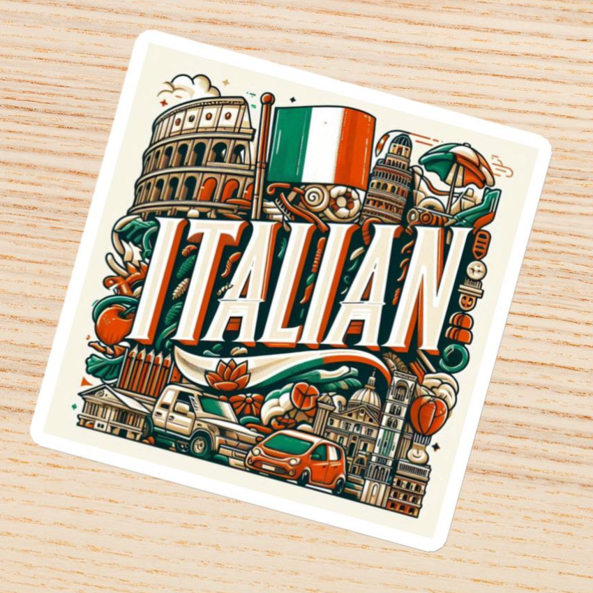 Italian Magnet, Italian Pride Gift, Italy Culture, Italy Souvenir, Italia Gift, Italian Vibes, Italy Lovers