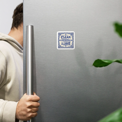 Dirty Clean Dishwasher Magnet