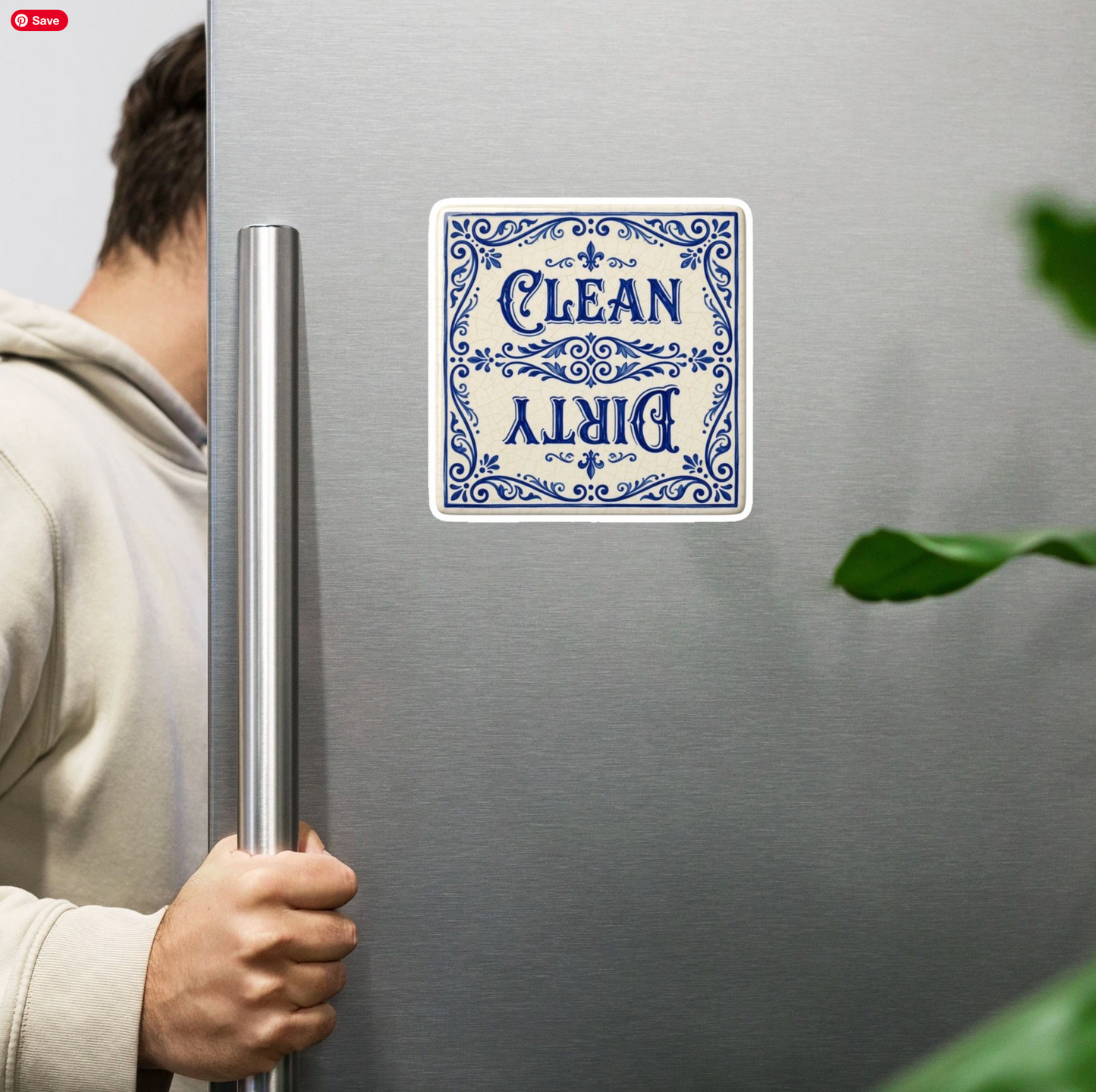Dirty Clean Dishwasher Magnet