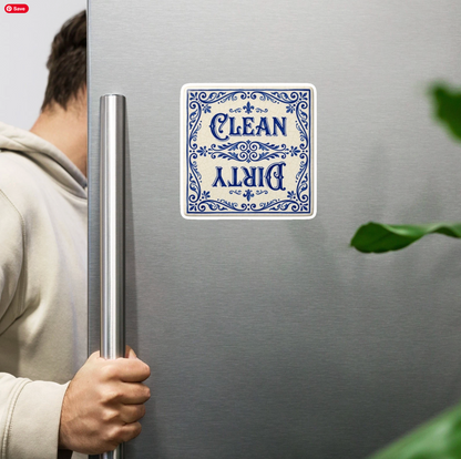 Dirty Clean Dishwasher Magnet