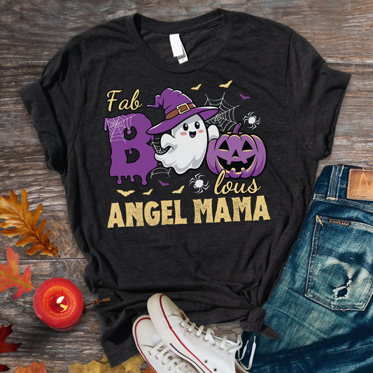 Halloween Angel Mom Shirt, Mom Of An Angel, Infant Loss Gift, Angel Mama T Shirt, Pregnancy Loss Mom T Shirt