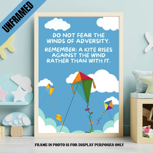 Do Not Fear Adversity Wall Art *UNFRAMED*