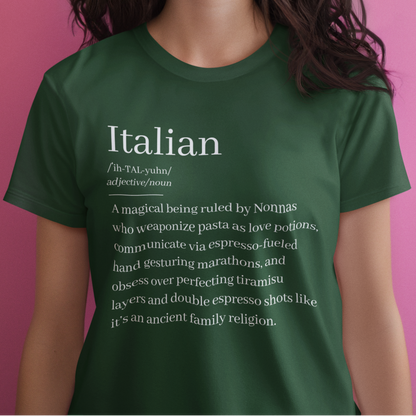 Italian Definition Unisex classic tee