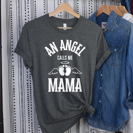 Angel Mom Shirt, Grieve Mother, Memorial Shirt, Infant Loss, Healing from Loss, Pregnancy Loss Unisex t-shirt