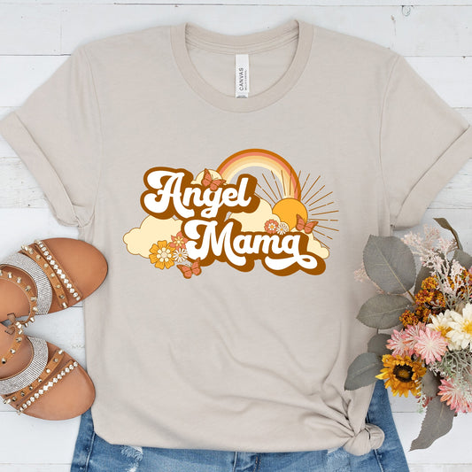 Angel Mama T-Shirt, Pregnancy Loss Shirt, Child Loss T-Shirt, Bereavement Gift