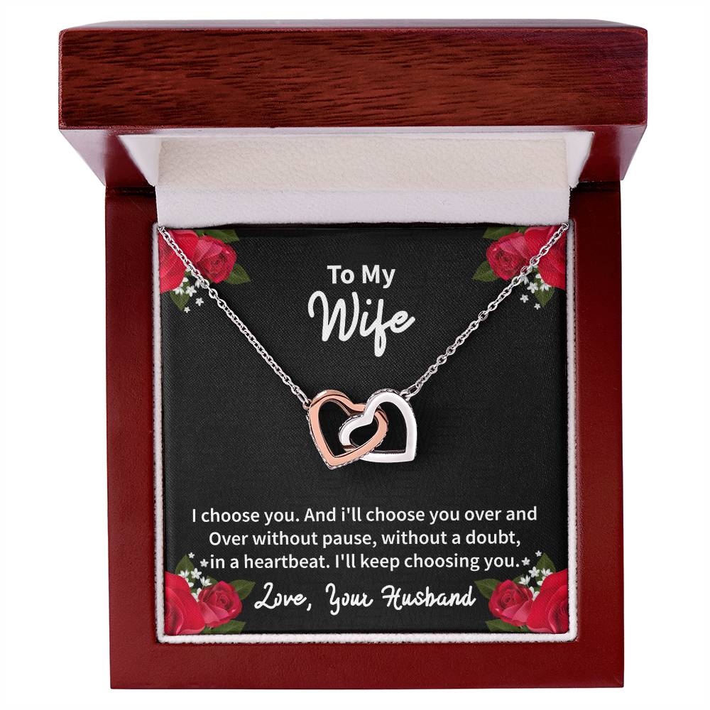 To My Wife Gift, Necklace Gift, Gift for Wife