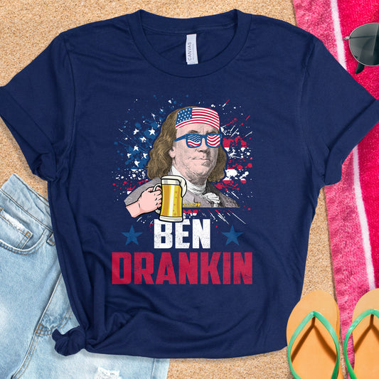 Ben Drankin Shirt | 4Th Of July Tee | Funny Fourth Of July Shirt | 4Th July Shirt | Patriotic Shirt