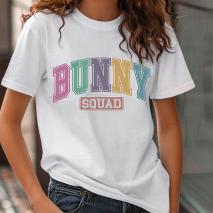 Bunny Squad Tee, Easter Crew T-Shirt, Easter 2025 Shirt, Easter Bunny Squad Gift, Spring Vibes