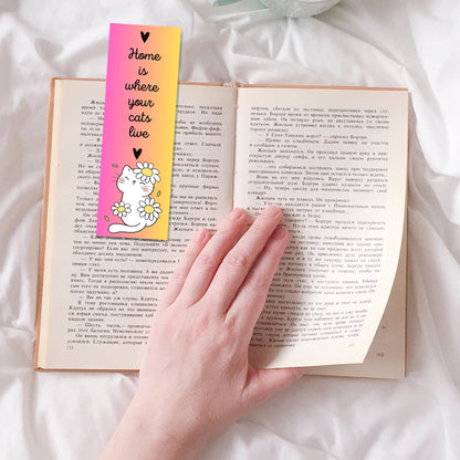 Printable Cute Cat Quotes Bookmarks- DIGITAL DOWNLOAD