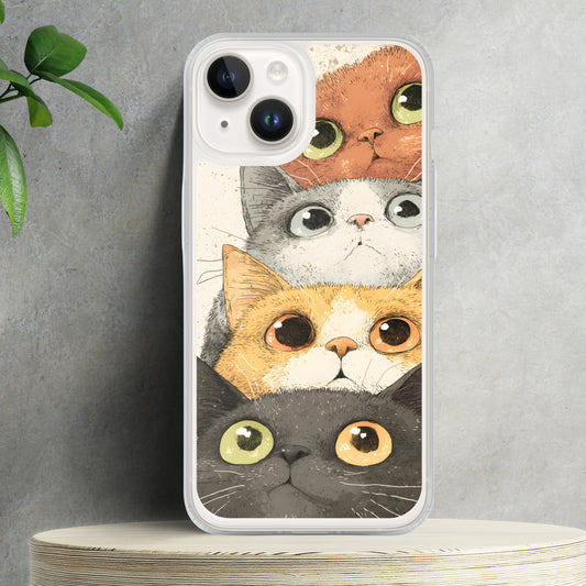 Cat Lovers MagSafe® clear case for iPhone®