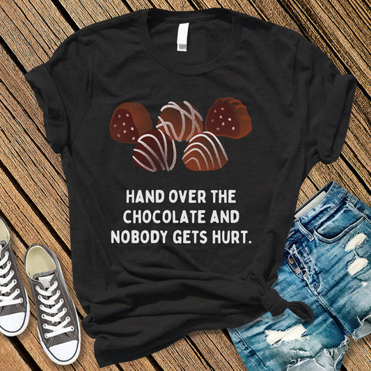 Chocolate Lover T-Shirt, Chocolate Humor Tee, Chocolate Addict Shirt, Funny Chocolate Shirt