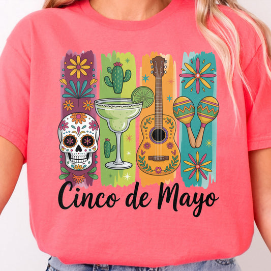 Artistic Cinco De Mayo T-shirt