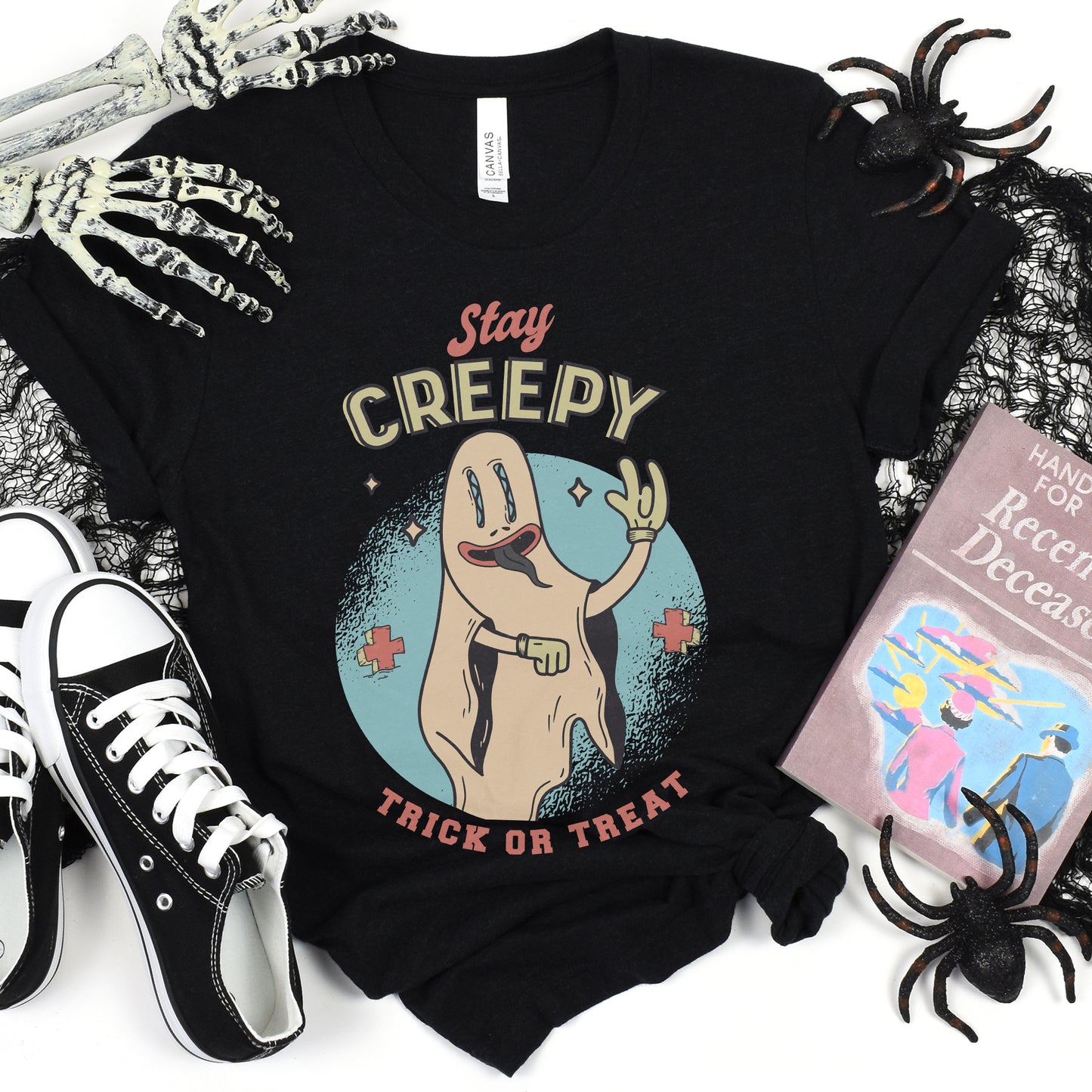 Halloween Gift, Spooky Shirt, Stay Creepy Tee, Trick or Treat Shirt, Funny Halloween Tee, Spooky Season, Fall Tee