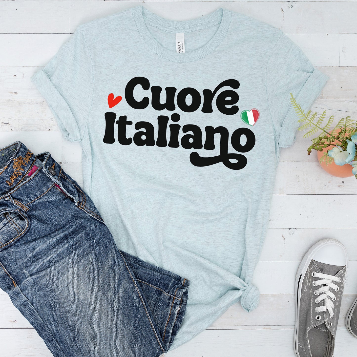 Cuore Italiano Heart T-Shirt