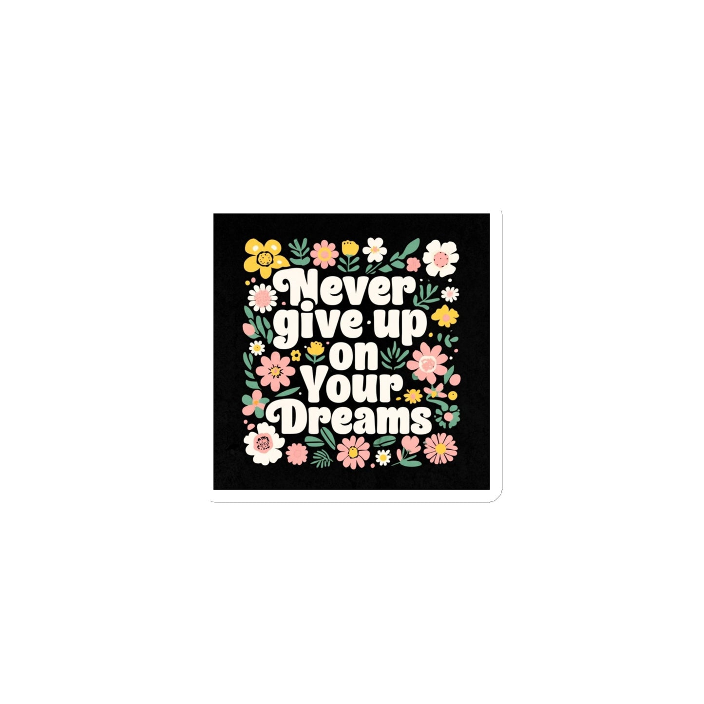 Inspirational Quote Magnet, Encouraging Magnet, Inspirational Magnet, Never Give Up on Your Dreams Gift, Stocking Stuffer