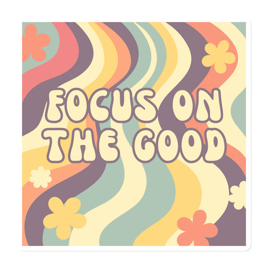 Focus on the Good Magnet, Motivational Magnet, Motivational Gift, Mental Health Magnet, Mental Health Gift