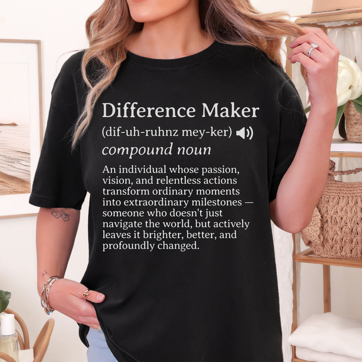 Comfort Colors Difference Maker Definition T-Shirt