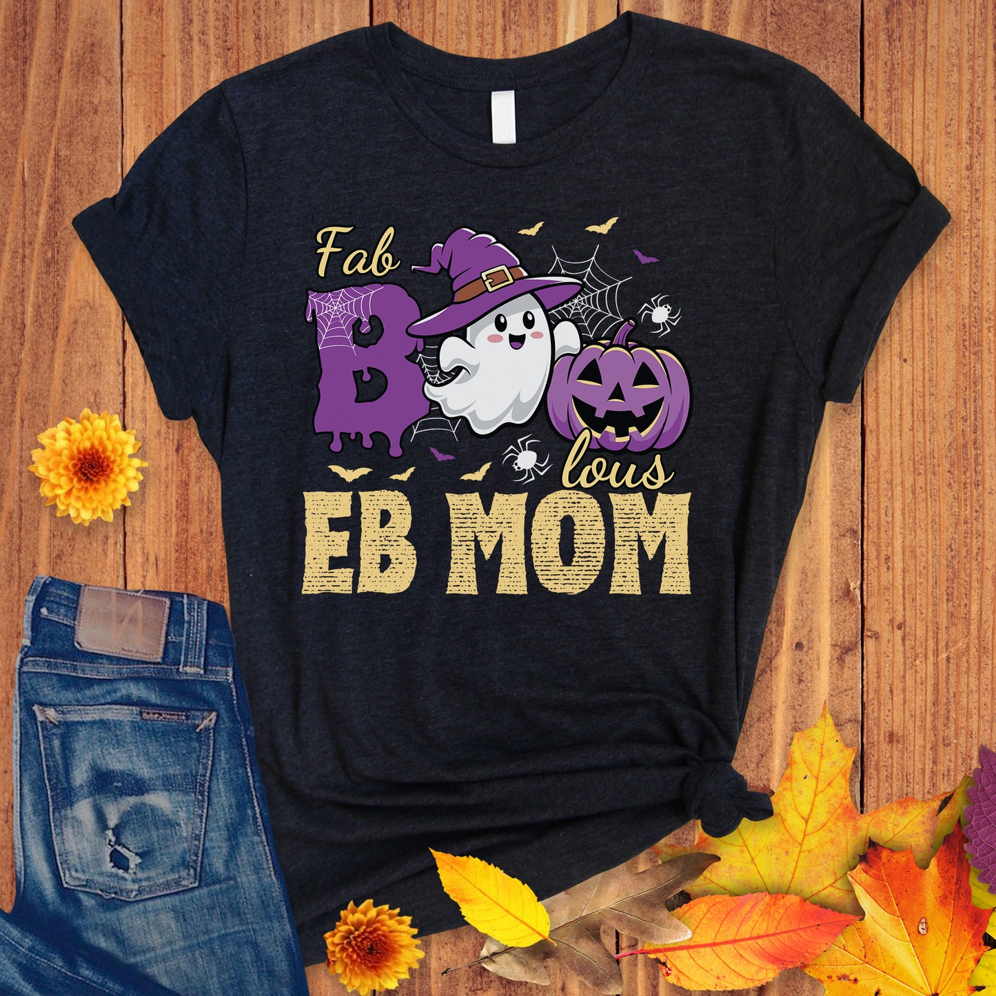 Faboolous EB Mom, Halloween Themed Epidermolysis Bullosa Awareness T-Shirt
