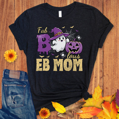 Faboolous EB Mom, Halloween Themed Epidermolysis Bullosa Awareness T-Shirt