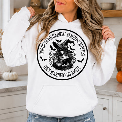 Halloween Radical Feminist Witch Hoodie