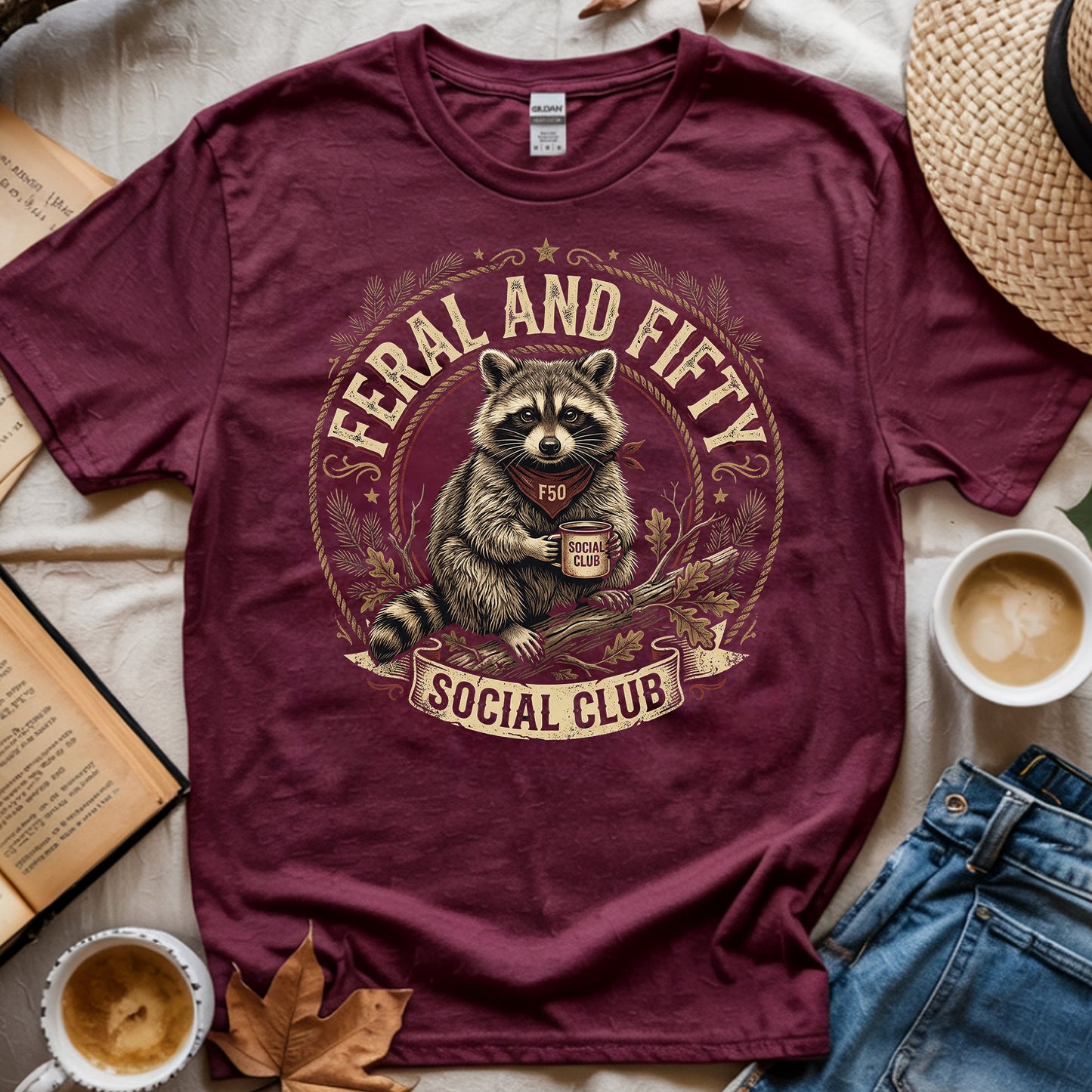 Feral and Fifty Social Club T-Shirt
