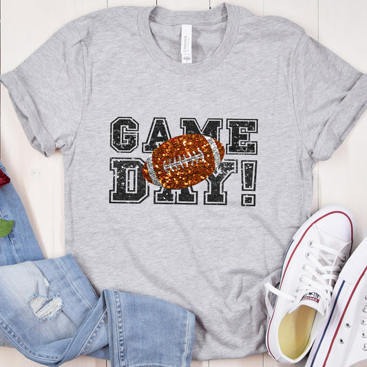 Game Day Shirt, Football Fan T-Shirt, Superbowl Tee, Football Lover Gift, Game Day Outfit, Football Party Shirt