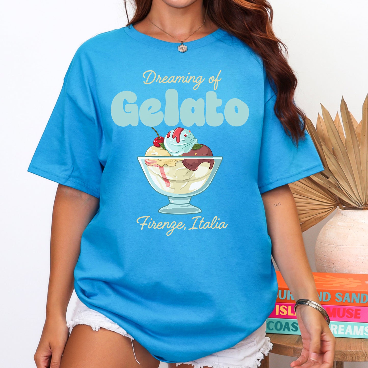 Dreaming Of Gelato, Firenze, Italia Unisex Classic Tee