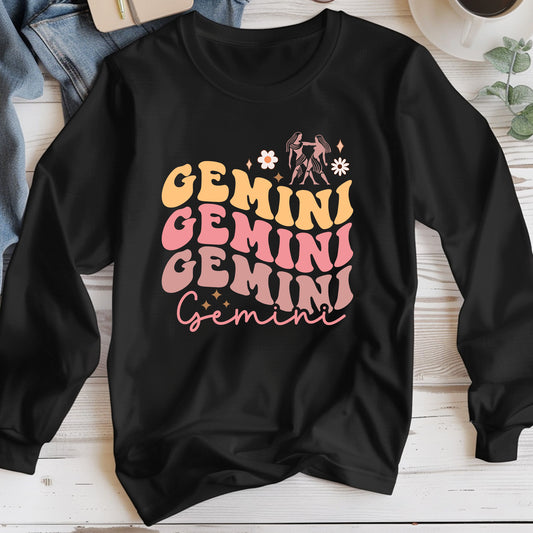 Gemini Birthday Gift, Gemini Zodiac Shirt, Gemini Long Sleeve Tee, Gemini Unisex t-shirt