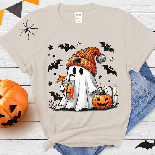 Spooky Season Shirt, Cute Ghost Tee, Halloween Shirt, Cute Ghost Shirt, Halloween Party Shirt, Boo Shirt