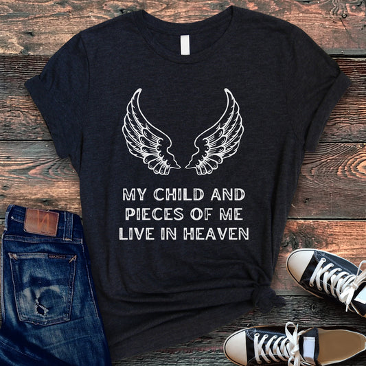 Grieving Mom Gift, Child Loss Shirt, Sympathy Gift, Angel Mom Gift