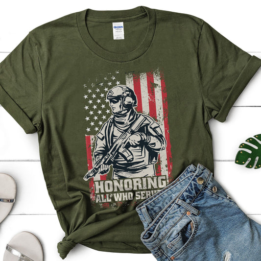 Honoring All Who Served Veteran's Day Tee