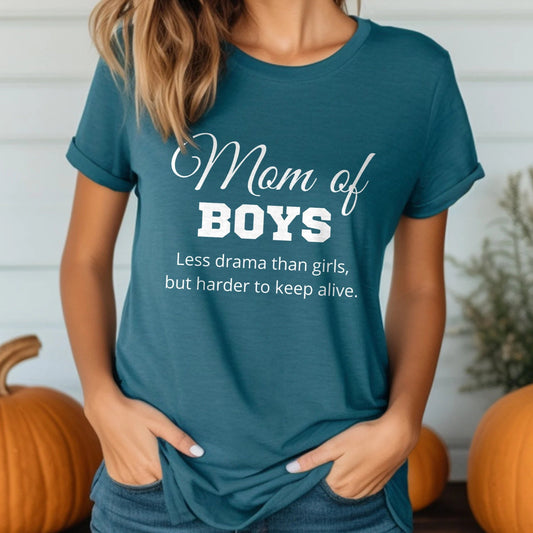 Funny Boy Mom Life T-Shirt