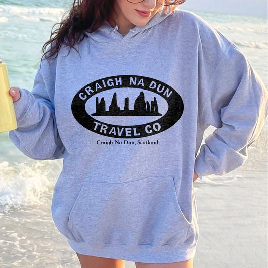 Outlander Craigh Na Dun Travel Co, Scotland Unisex Hoodie